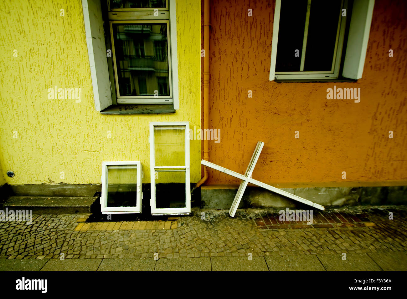 Window Sample Remediation window cross, remediation Stock Photo - Alamy