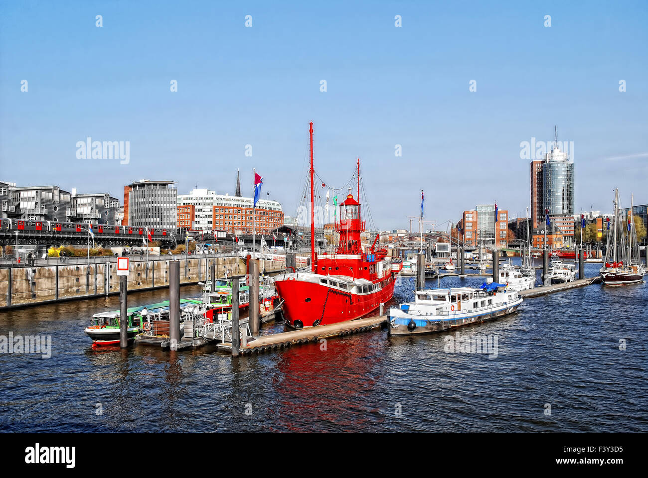 Hamburg Harbour Stock Photo