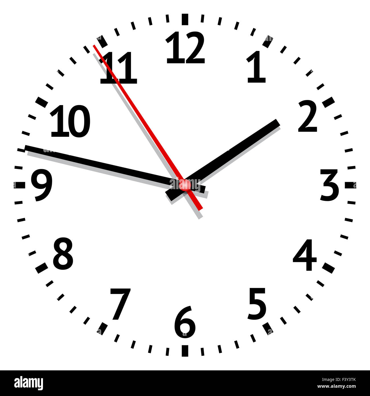 Clock face silhouette Cut Out Stock Images & Pictures Alamy