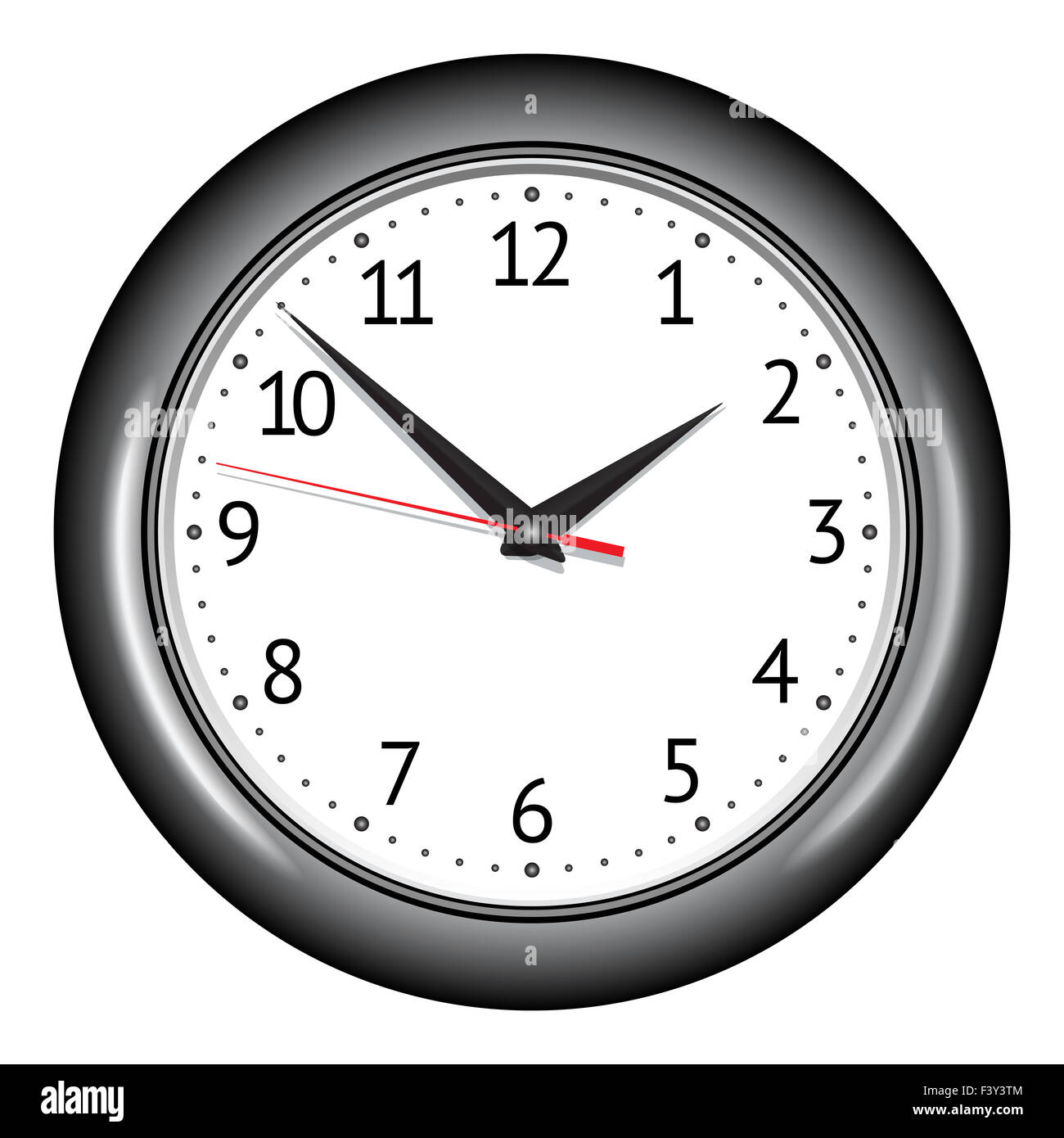 Wall mechanical clock Stock Photo Alamy