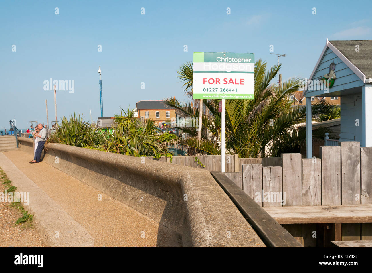 The freehold of this Whitstable beach hut was for sale in the summer of 2015 for £150,000 Stock
