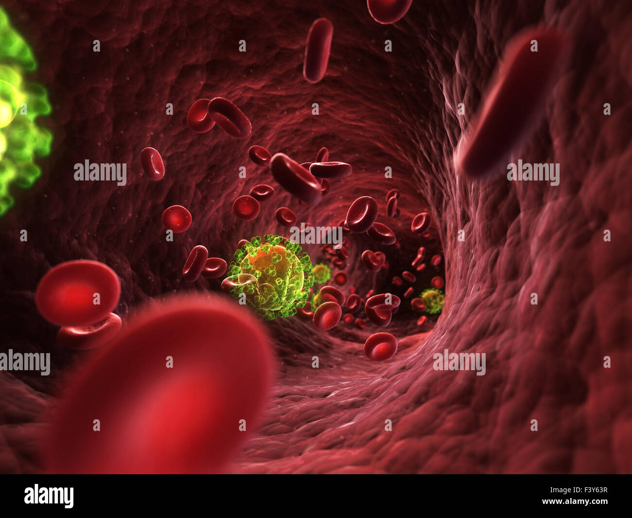 3d rendered illustration - HIV Stock Photo - Alamy