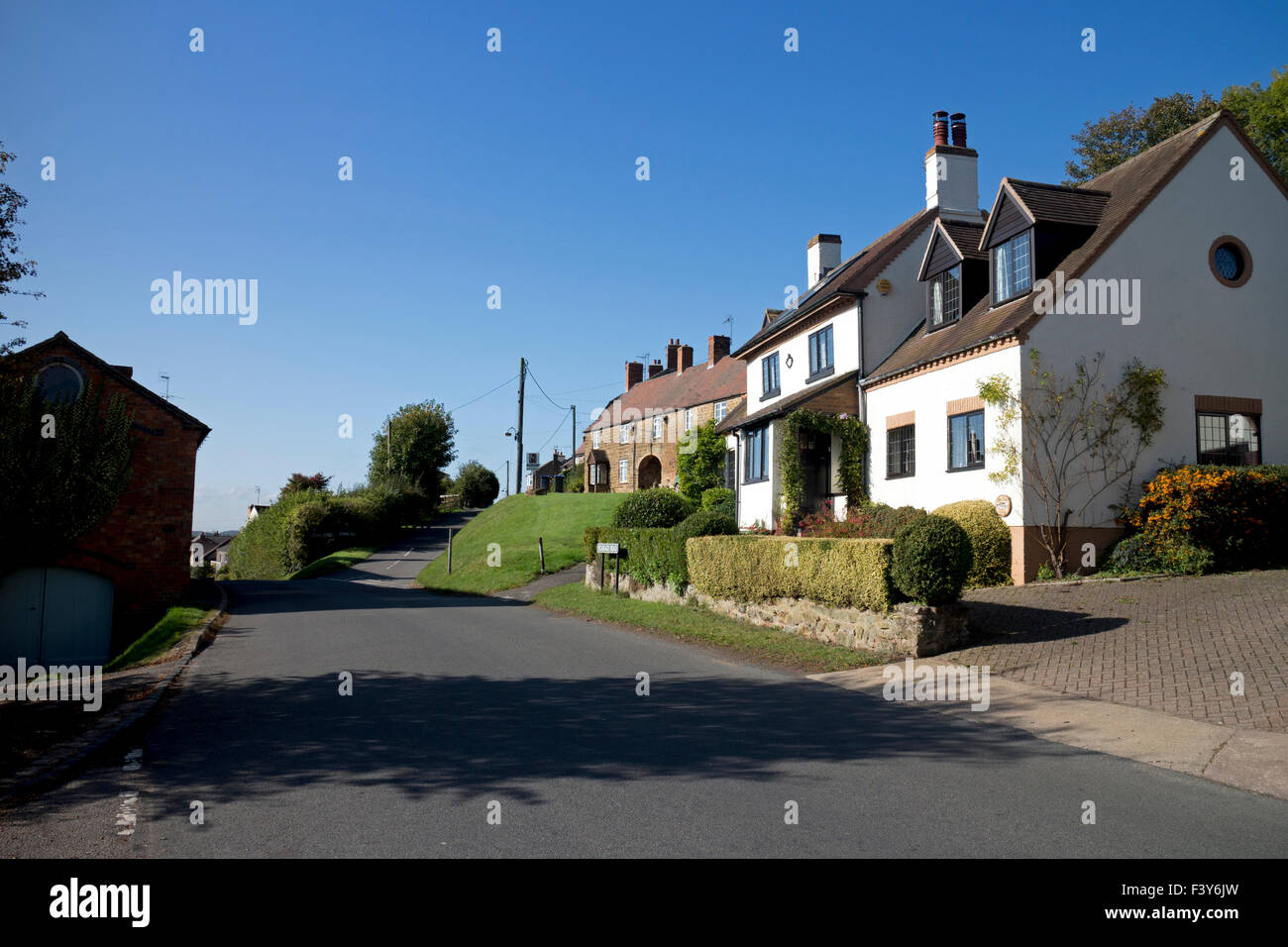 Vicarage Road, Napton, Warwickshire, England, UK Stock Photo Alamy