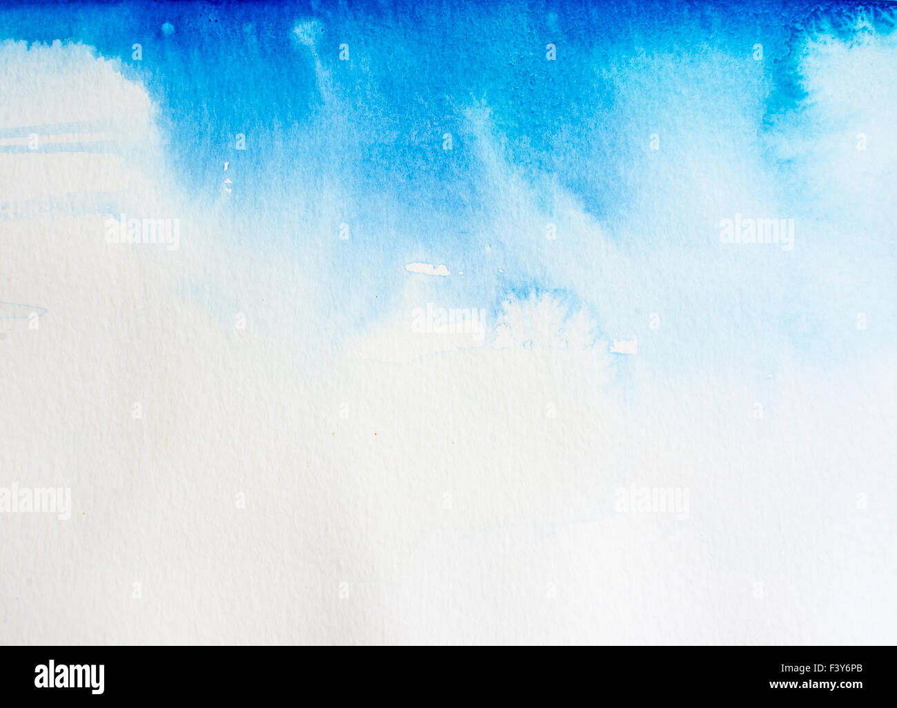 Watercolor background Heavens Stock Photo