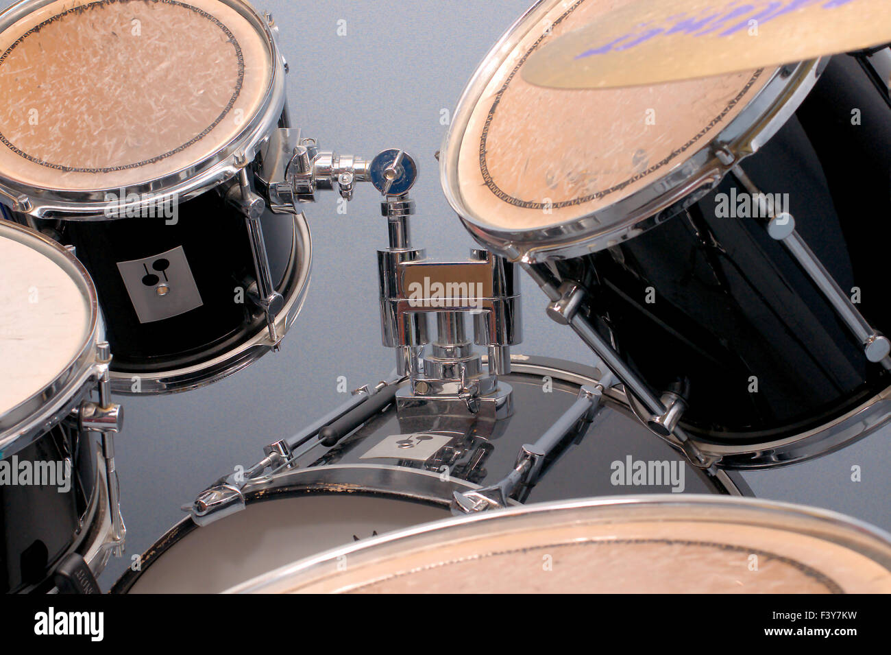 close-up picture of a drums-set Stock Photo
