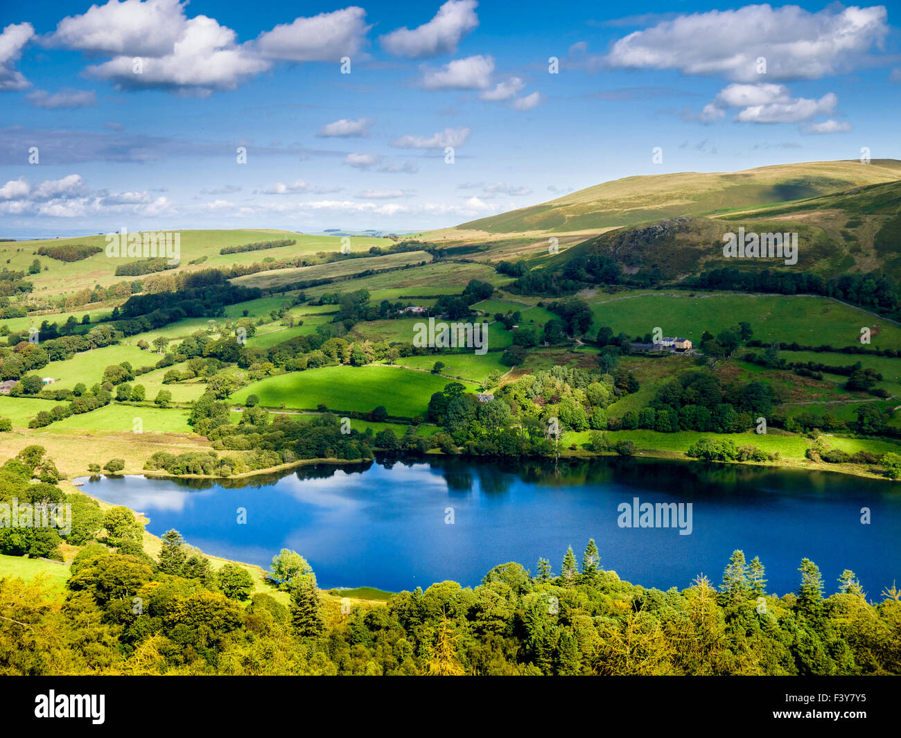 View of Loweswater in the Lake District, Cumbria Stock Photo
