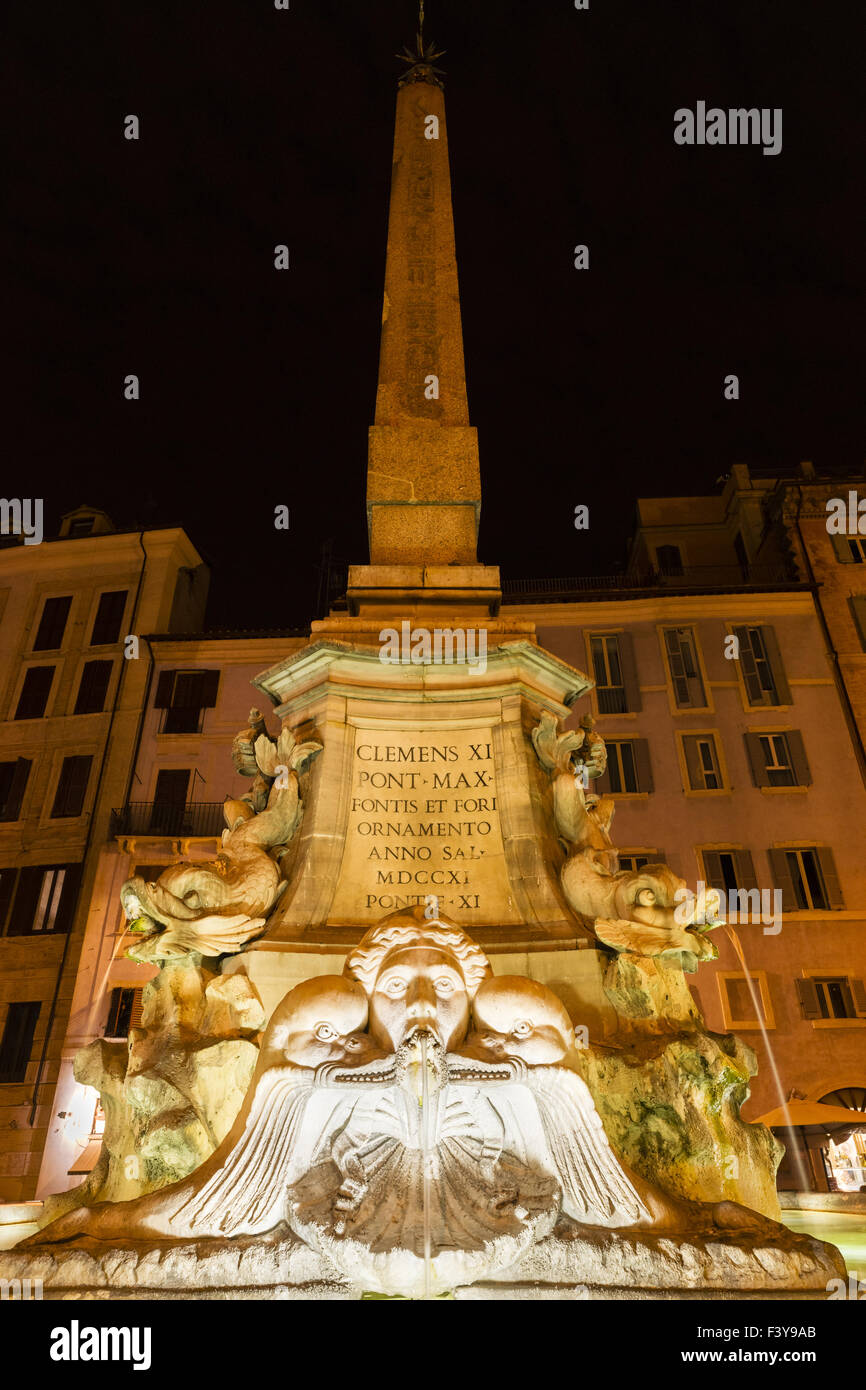 Piazza Rotonda, Rome Stock Photo