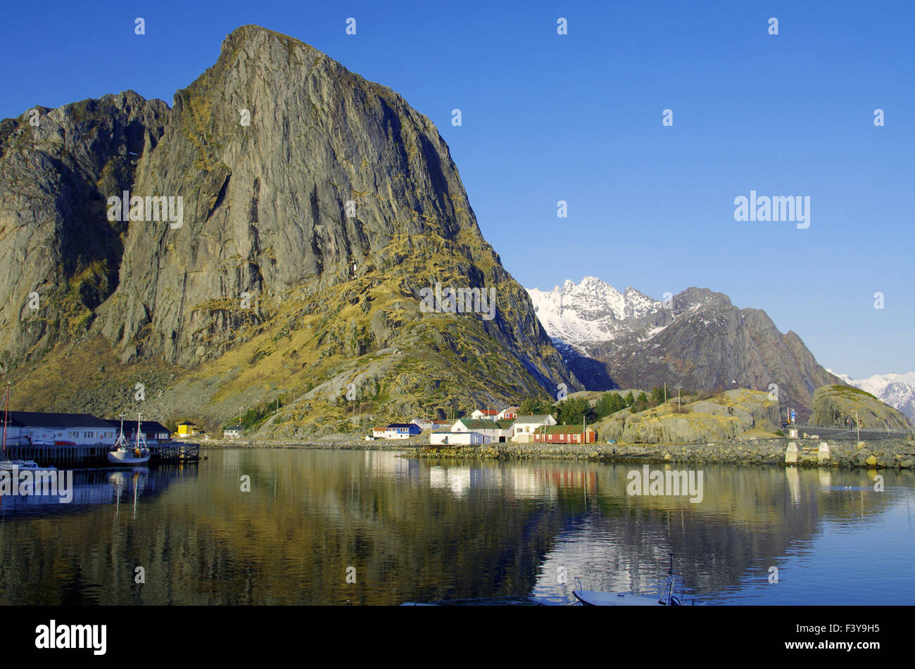 Landscape on Lofoten Stock Photo