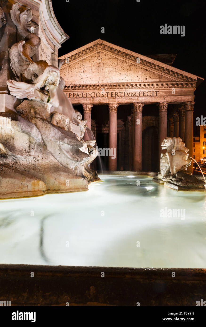 Piazza Rotonda, Rome Stock Photo