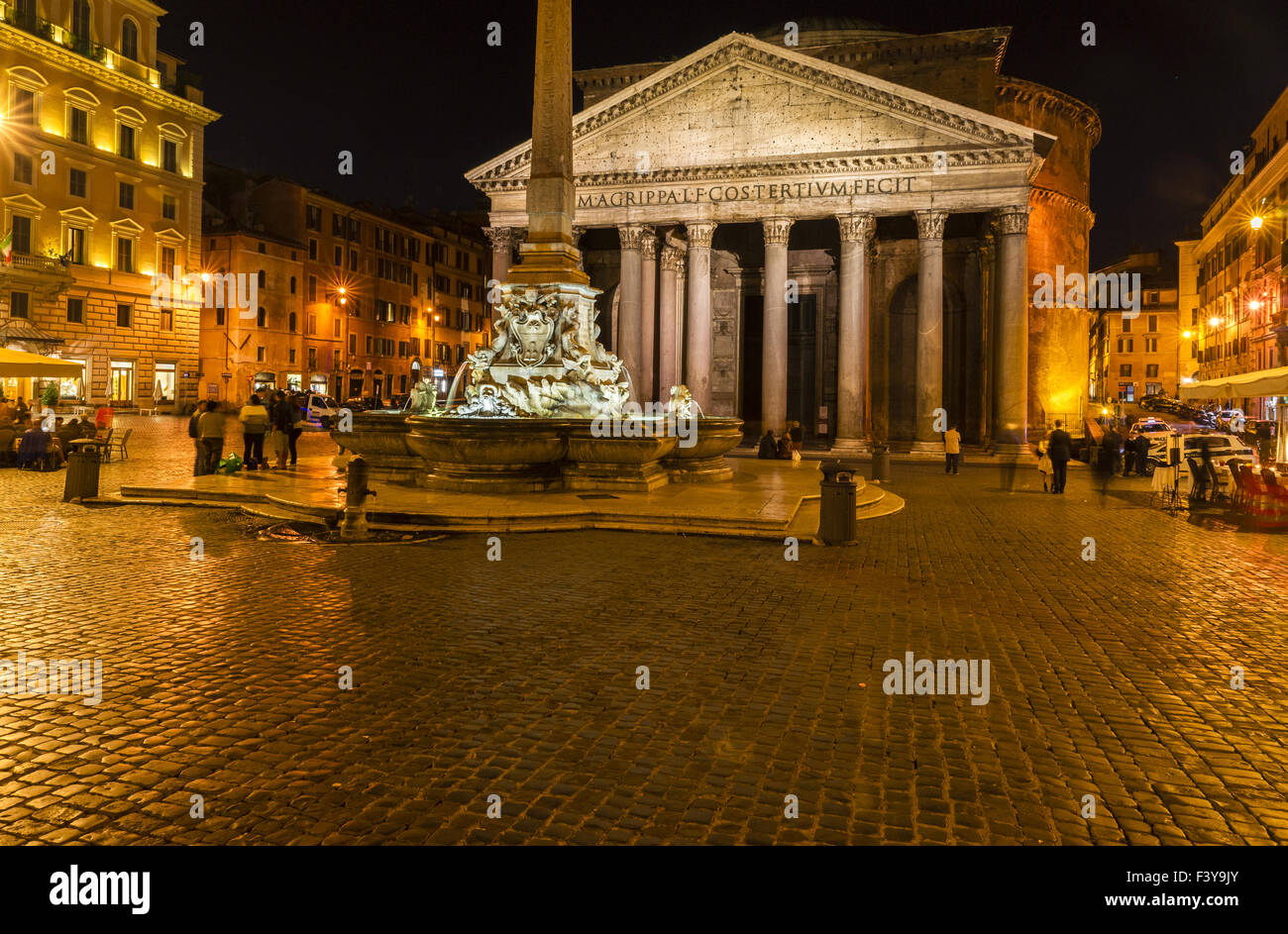 Piazza Rotonda, Rome Stock Photo