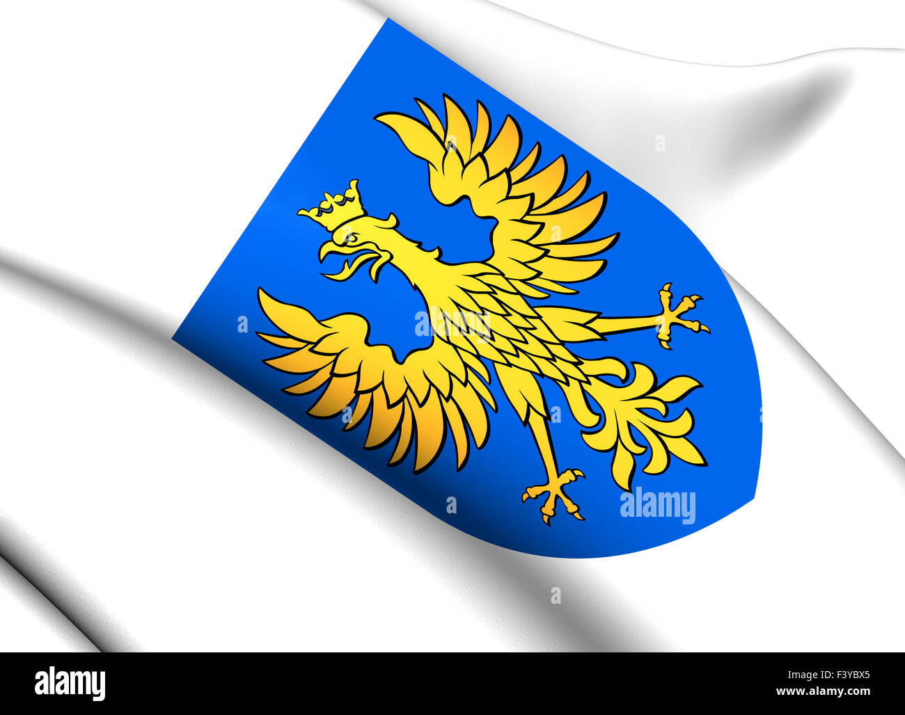 Opole Voivodeship Coat of Arms Stock Photo