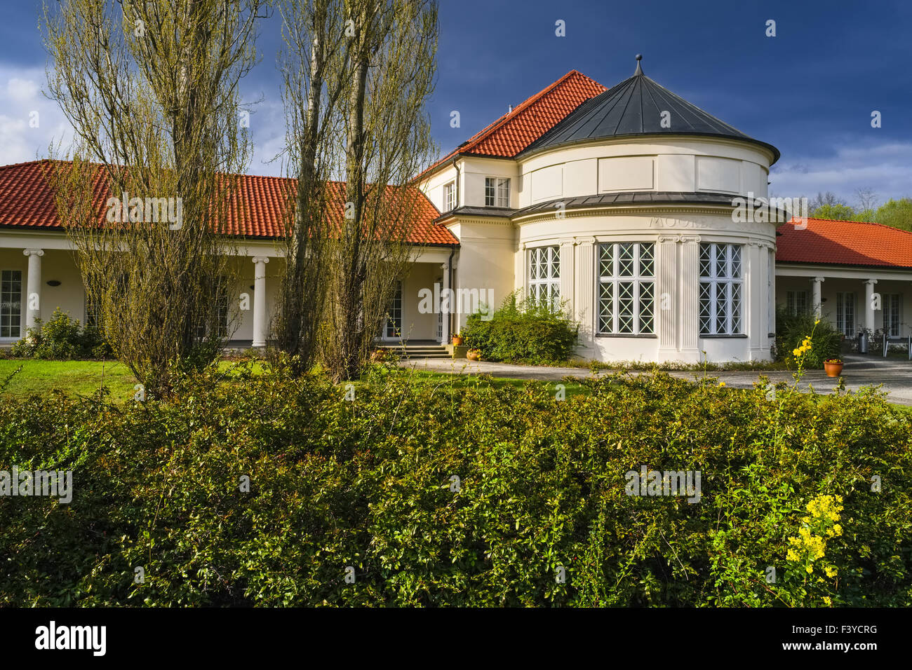 Former moor bath in Bad Saarow, Brandenburg Stock Photo