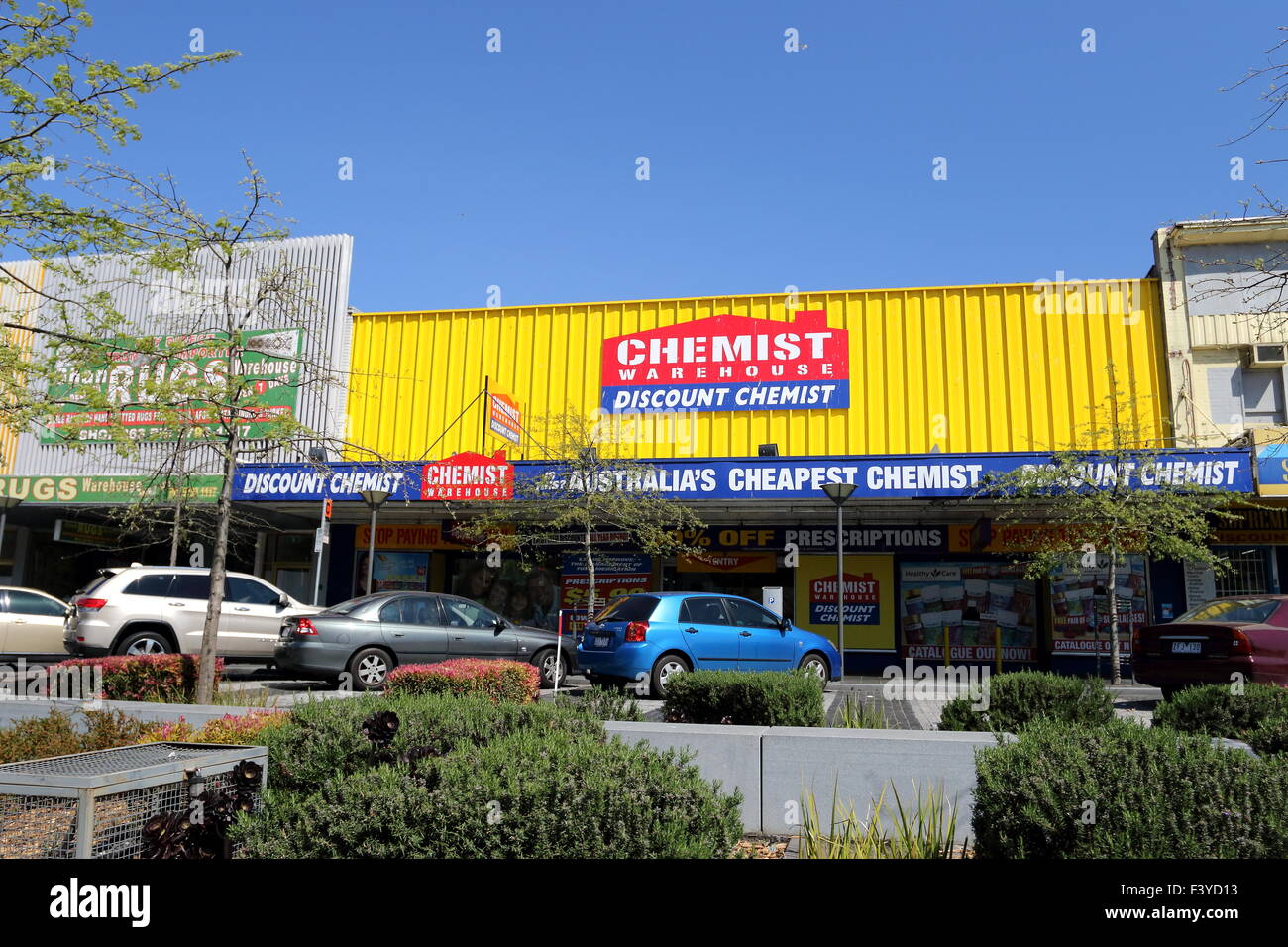 Chemist Warehouse Discount Chemist store Dandenong Victoria Australia Stock Photo