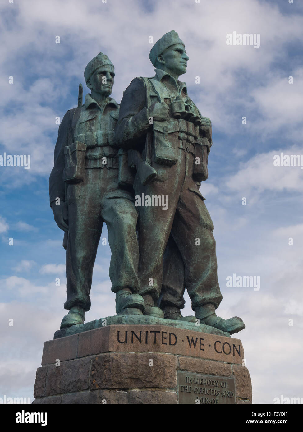 Commando Memorial in Spean Bridge Scotland Stock Photo - Alamy