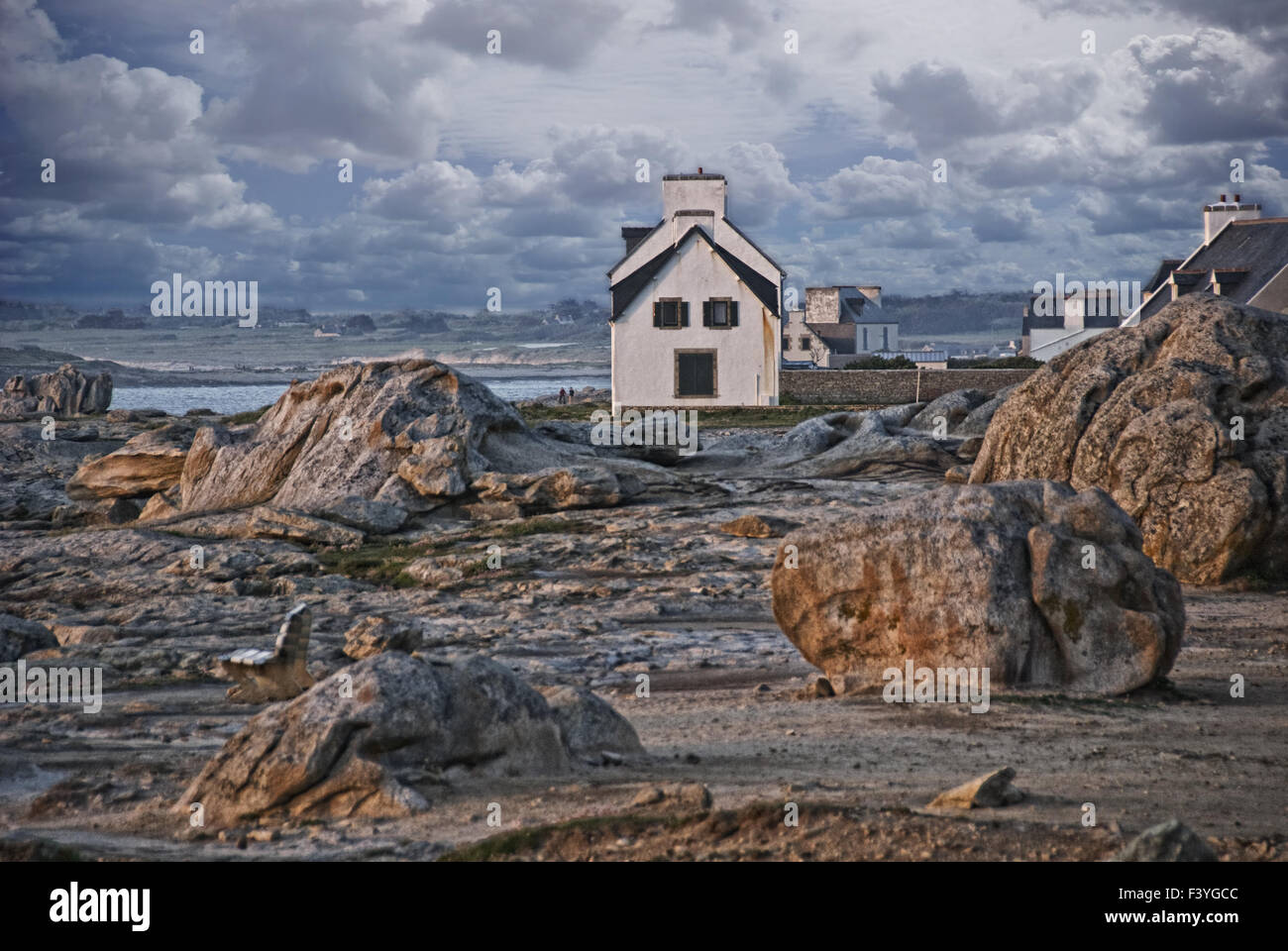 house on the rocks Stock Photo