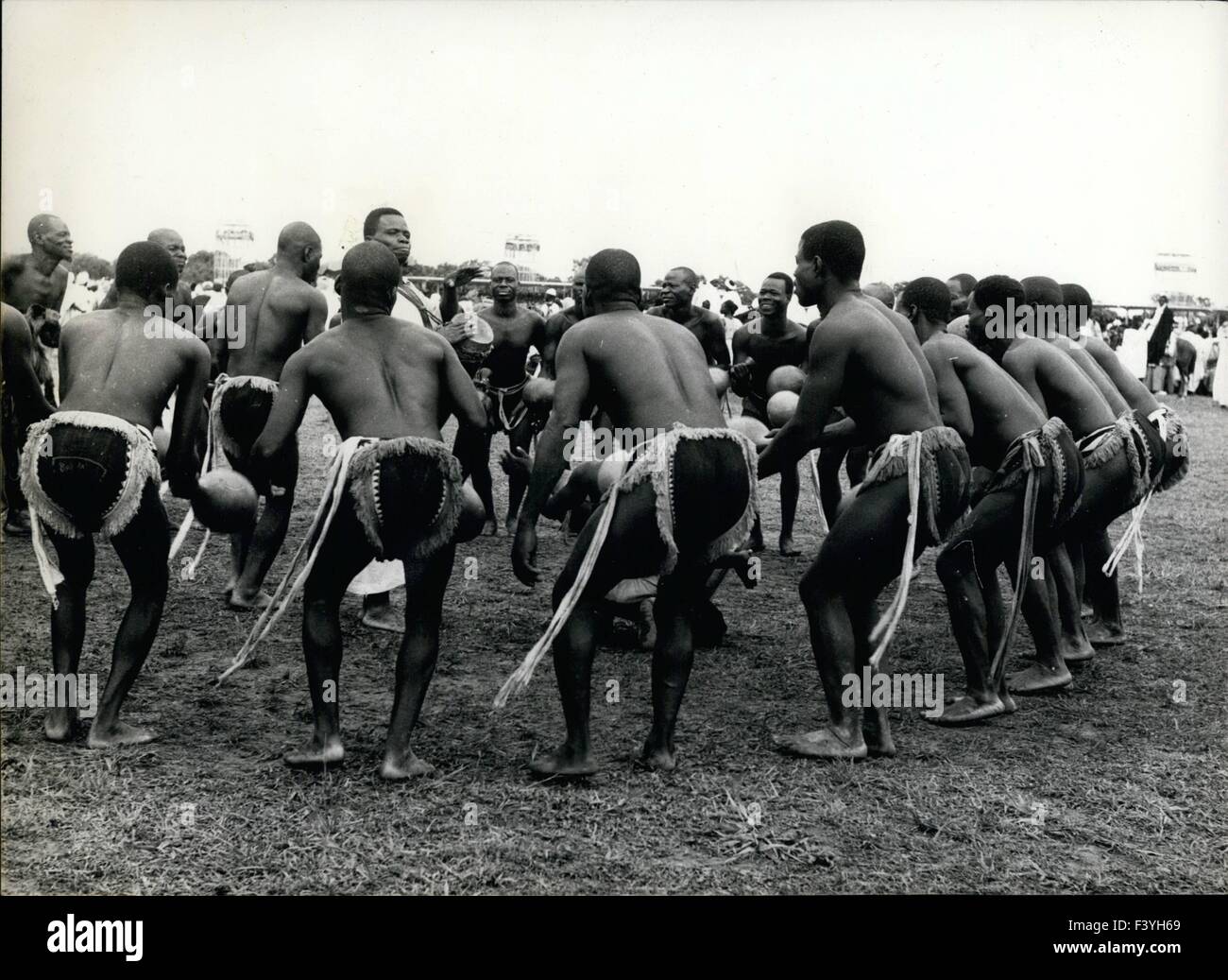 Jan. 10, 1962 - Animal and vegetable; Yoruba tribesmen cluster together ...