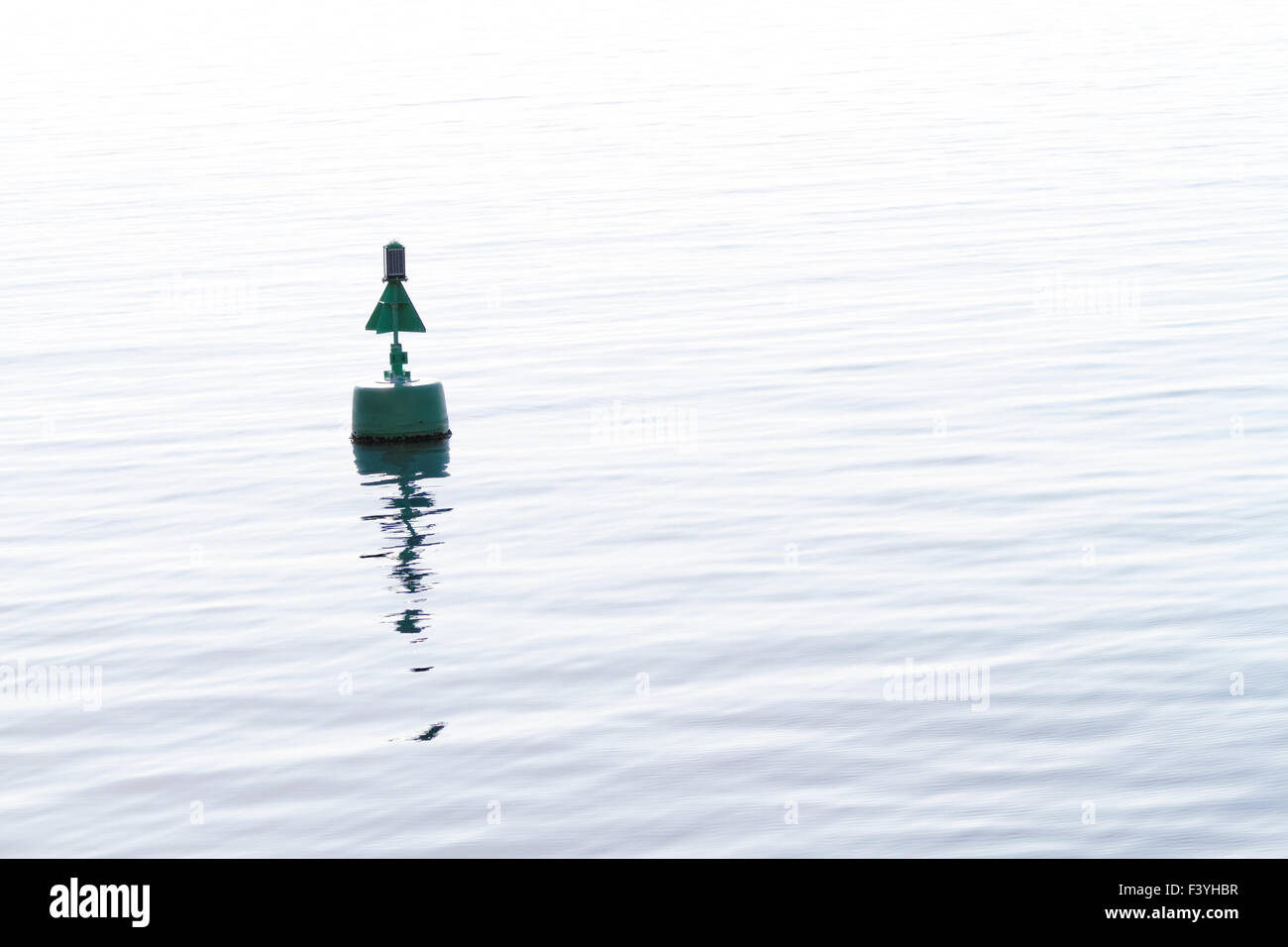 Photo of a buoys at the peaceful sea Stock Photo