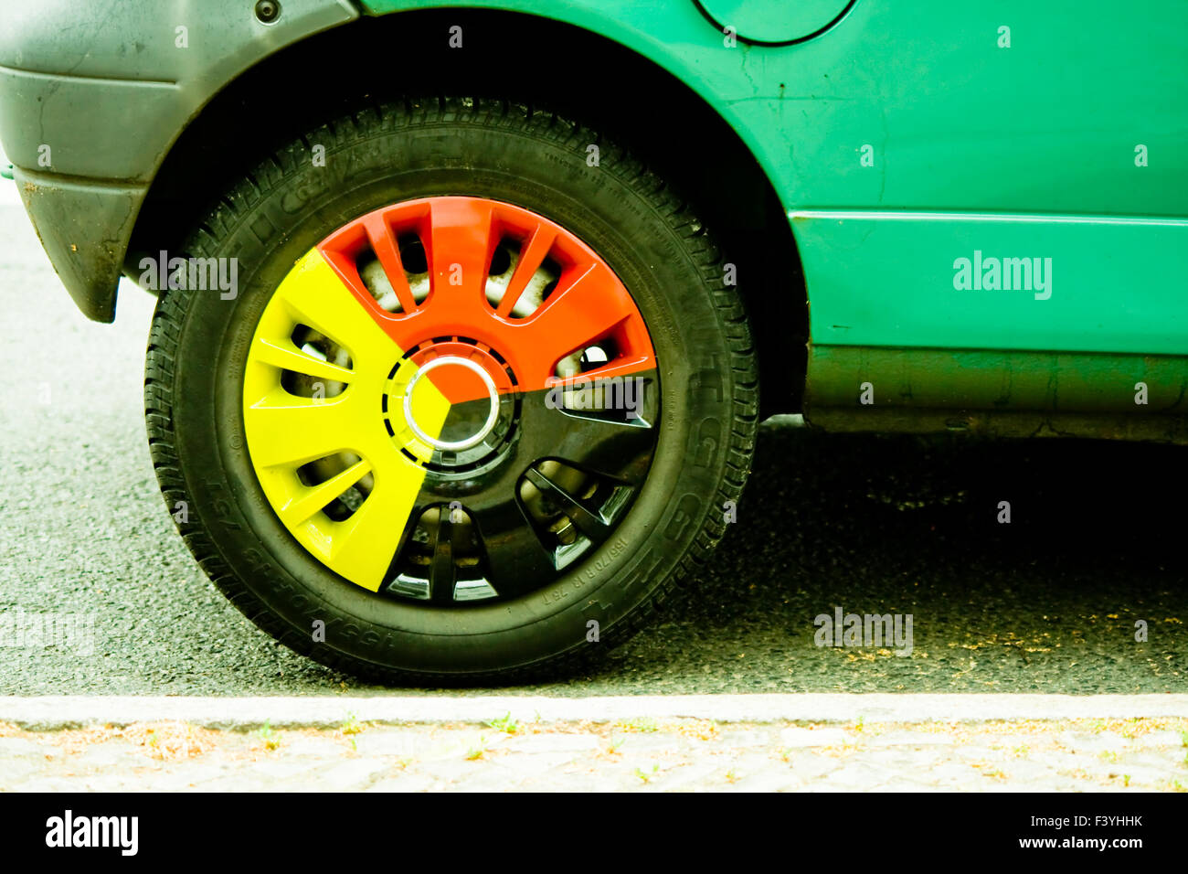 germany, hubcap Stock Photo