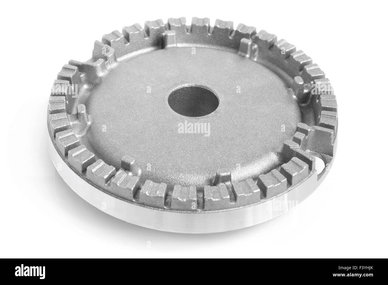 Gas stove flame spreader Stock Photo Alamy