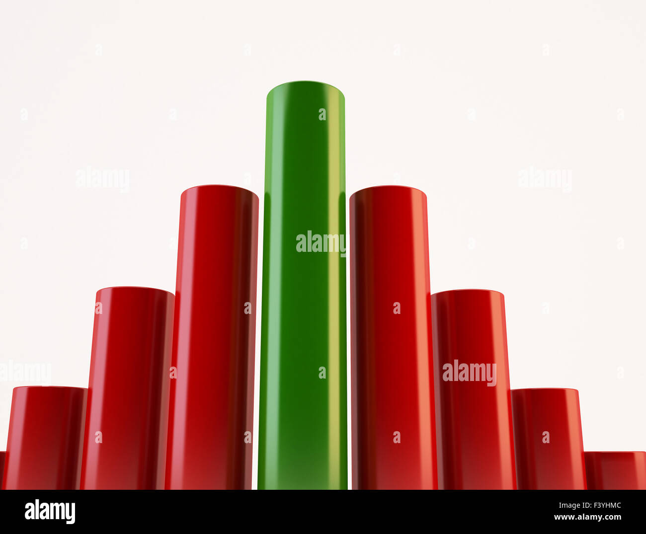 3d business concept in bar form Stock Photo - Alamy