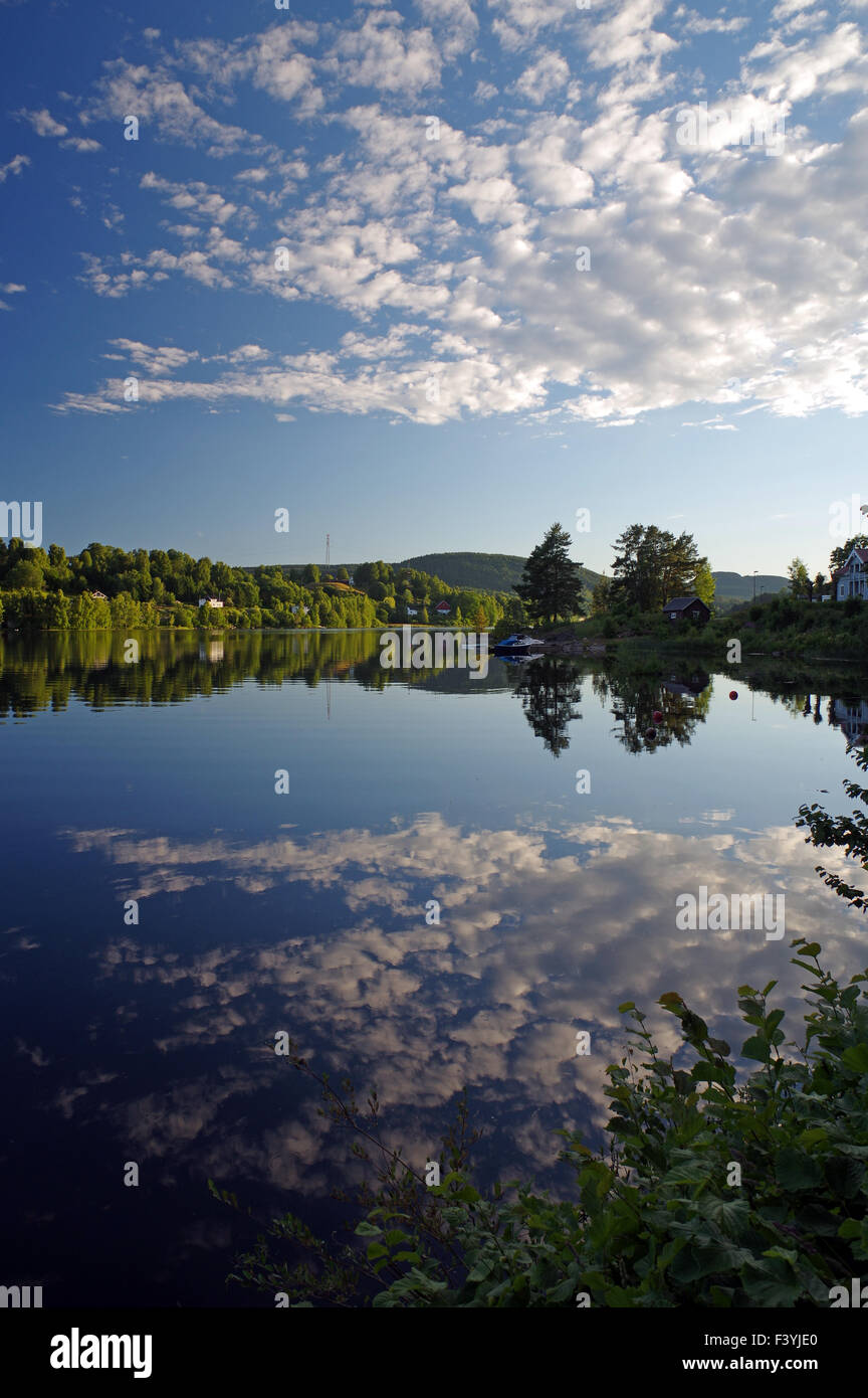 Twilight at the Telemark Channel Stock Photo