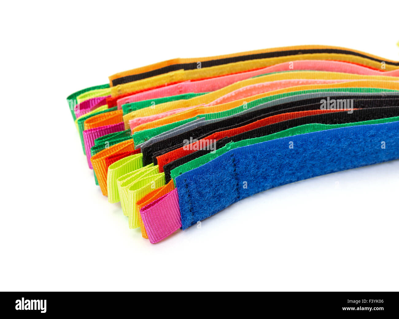 Pack of Colorful Velcro Strips Stock Photo Alamy