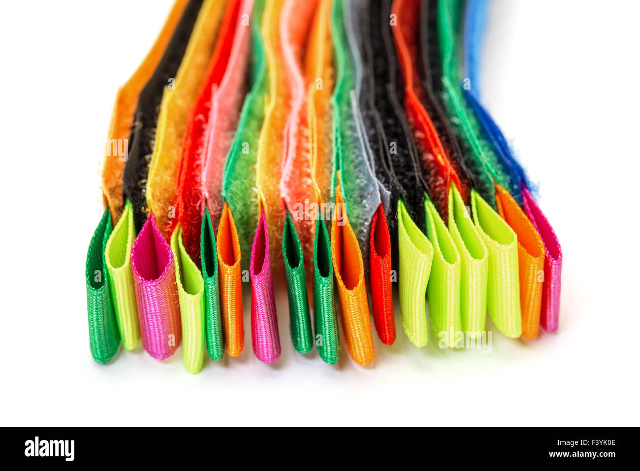 Pack of Colorful Velcro Strips Stock Photo - Alamy