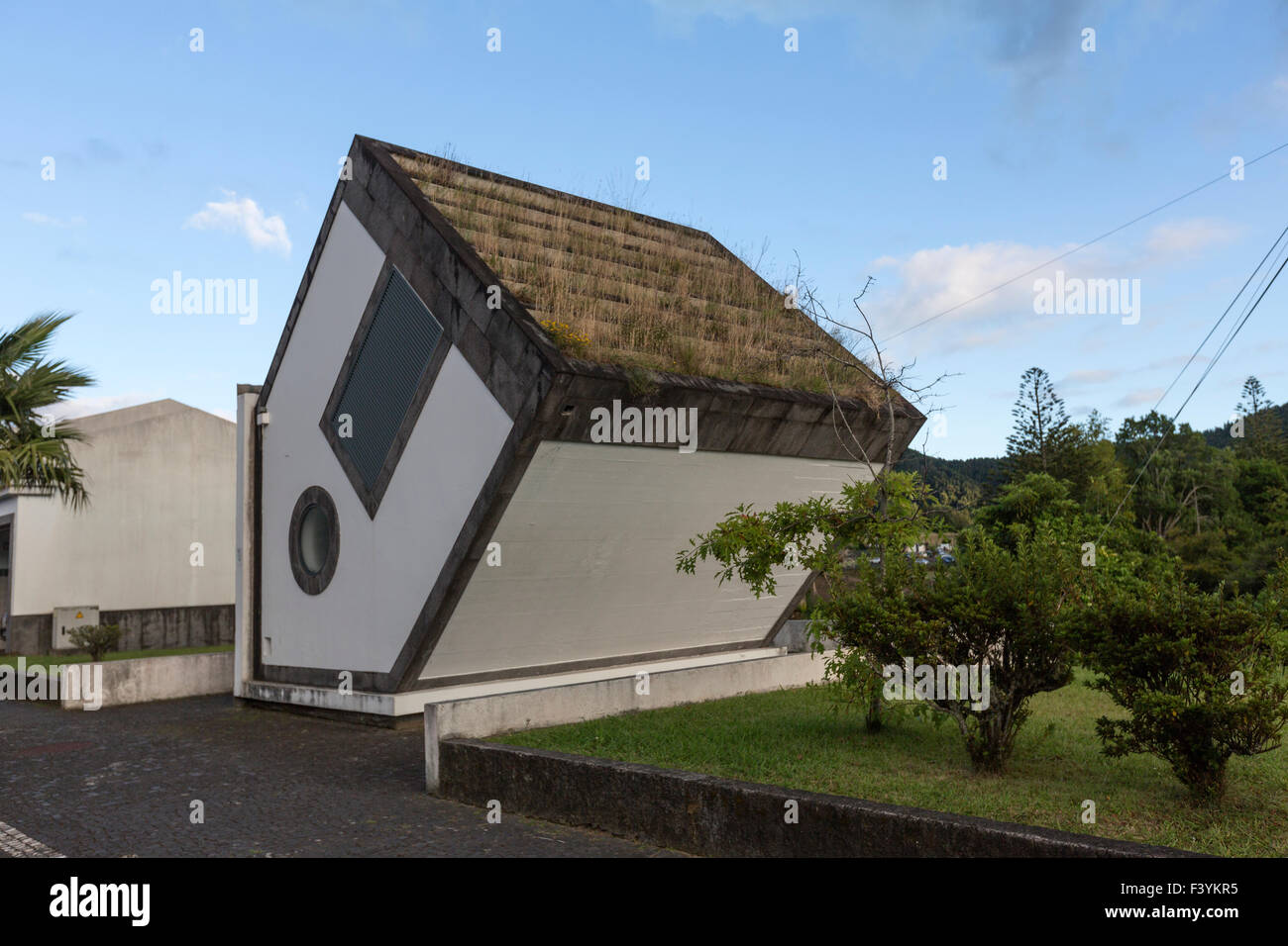Upside down house in Furnas, São Miguel, Azores Stock Photo Alamy
