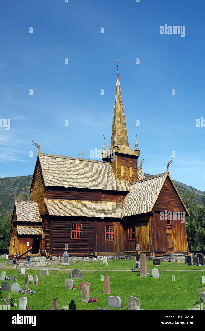 stav church in Lom Stock Photo