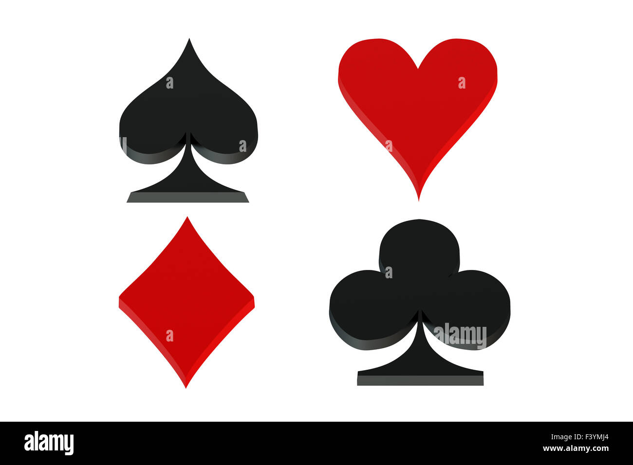 Playing card suits Royalty Free Vector Image - VectorStock