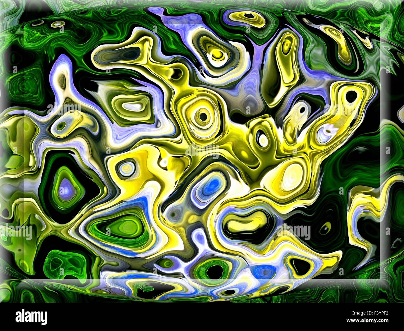 Broken lines original 3d frame hi-res stock photography and images - Alamy