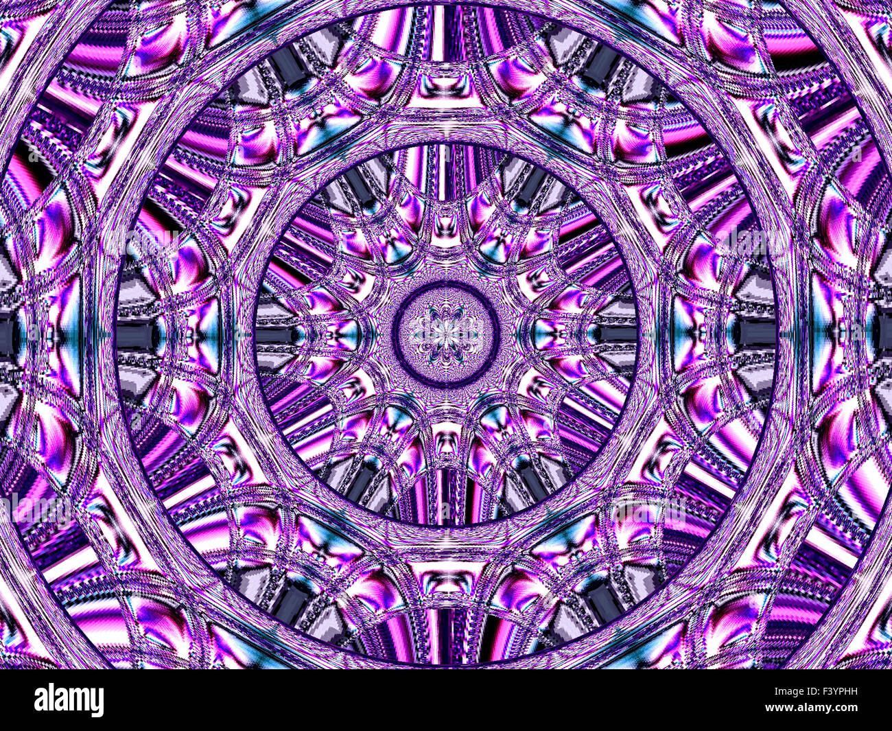 Creative background. Kaleidoscope.  A wonderful harmony of colors. A-0073. Stock Photo