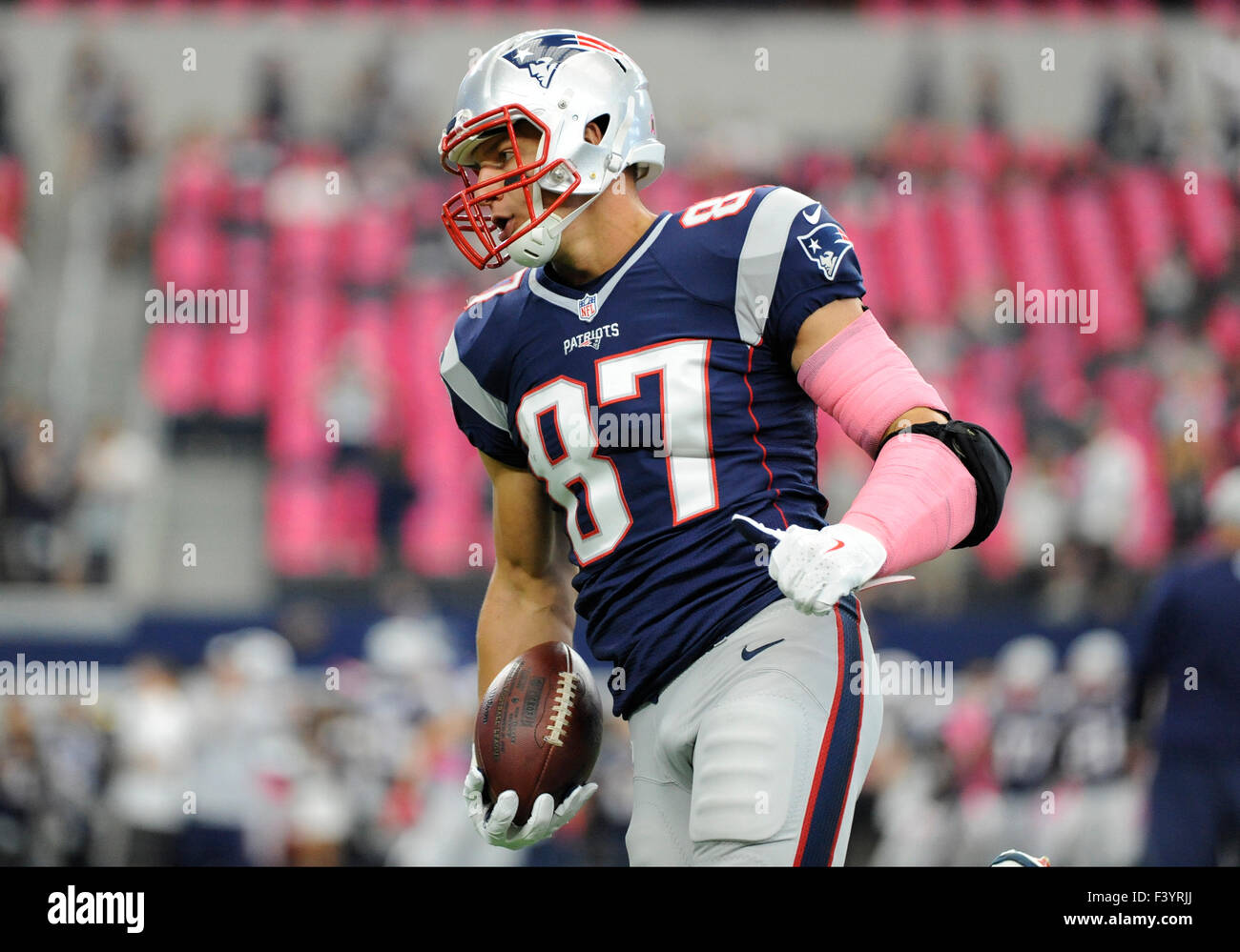 October 11 2015 New England Patriots tight end Rob Gronkowski 87 during an