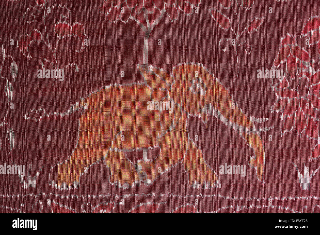 Ikat motif from Orissa, India Stock Photo