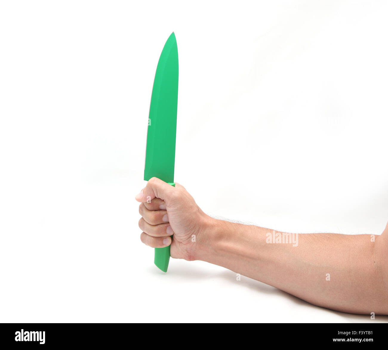 Knife in hand Stock Photo Alamy