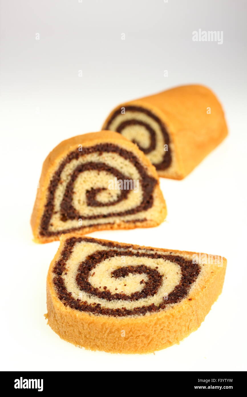 Poppy Seed Roll Stock Photo Alamy