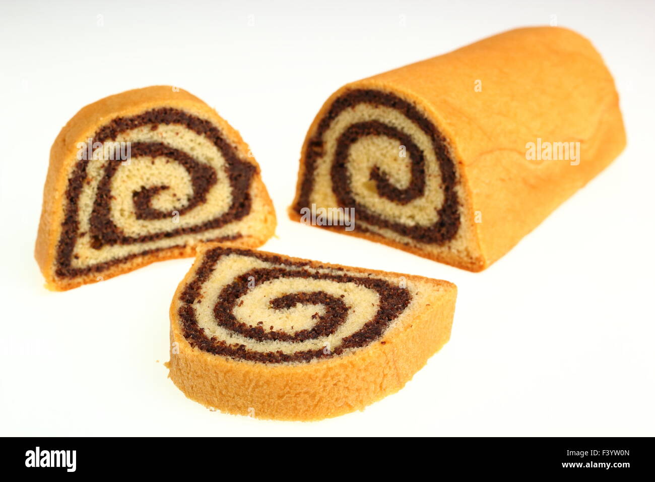 Poppy Seed Roll Stock Photo Alamy