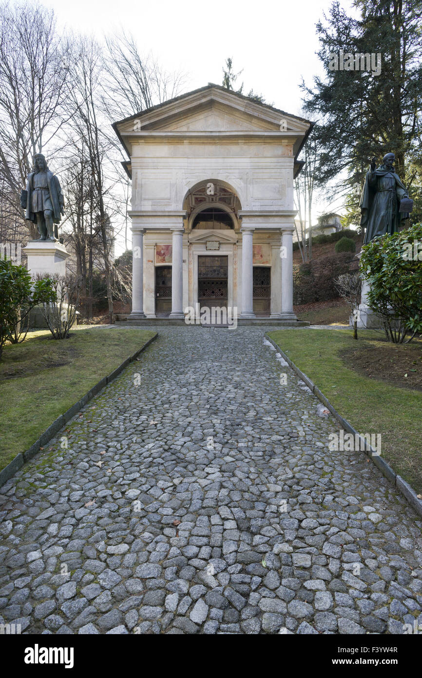 Chapel and pilgrimage, Varallo Stock Photo