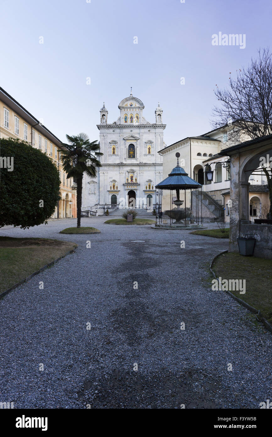 Cathedral of Santa Maria Assunta, Varallo Stock Photo