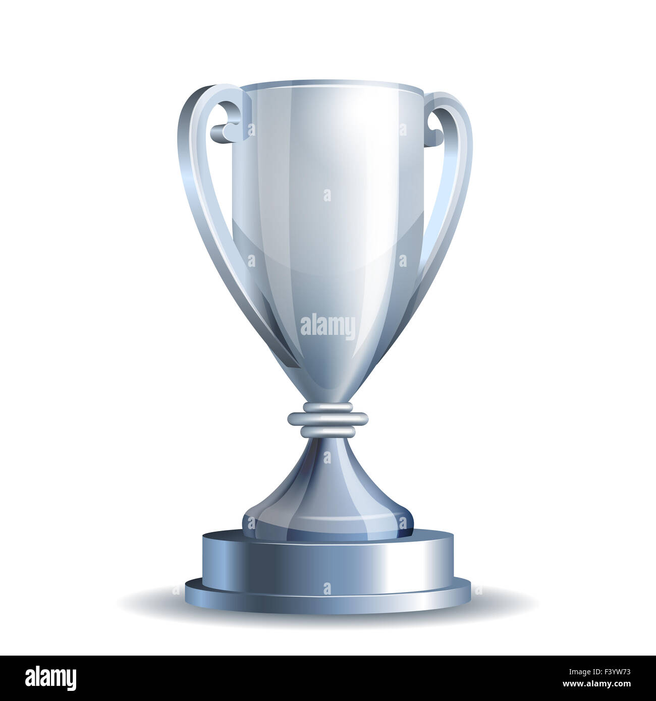 Silver trophy cup Stock Photo Alamy