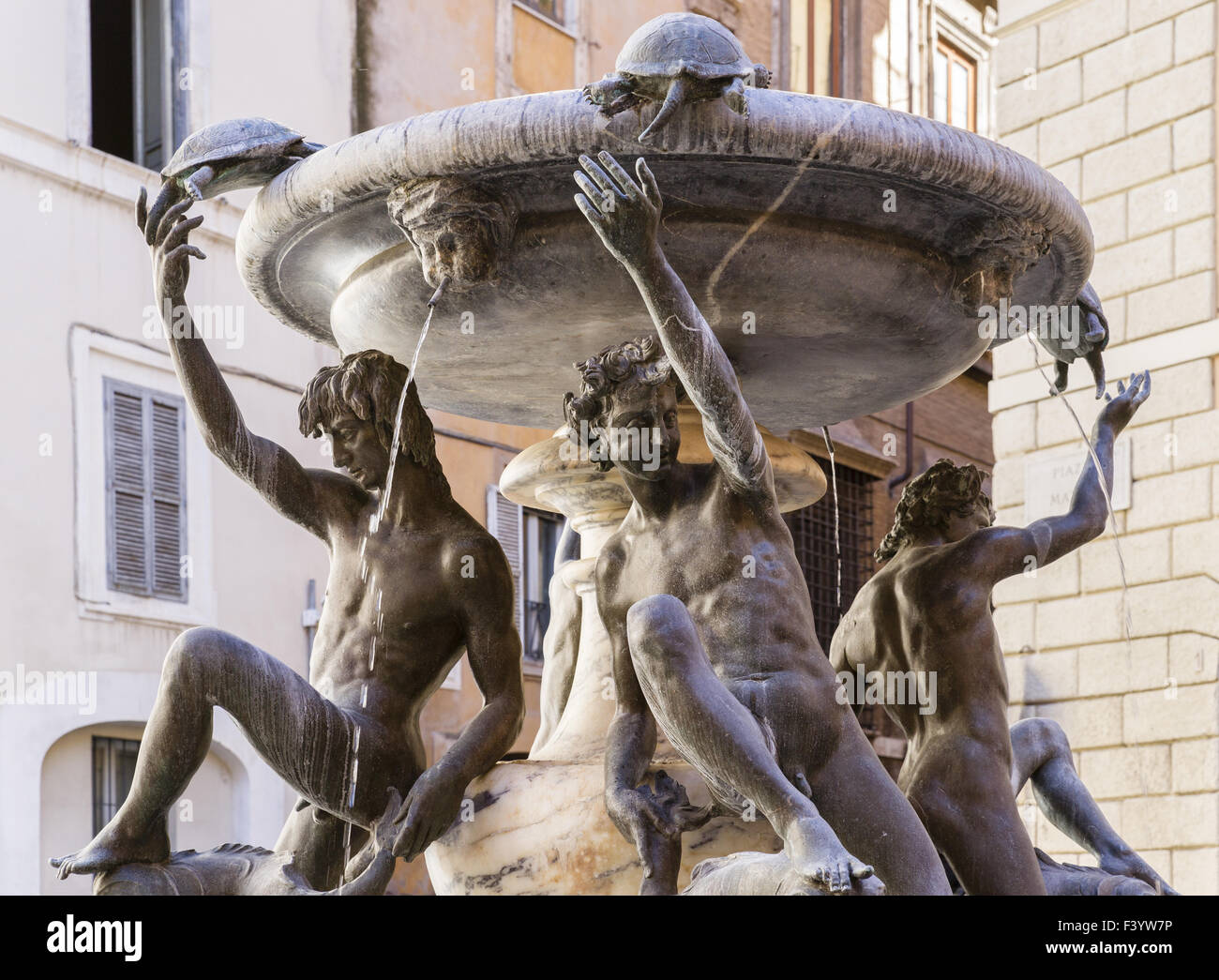 Tortoise Rome The Tortoise Fountain, Rome Stock Photo - Alamy