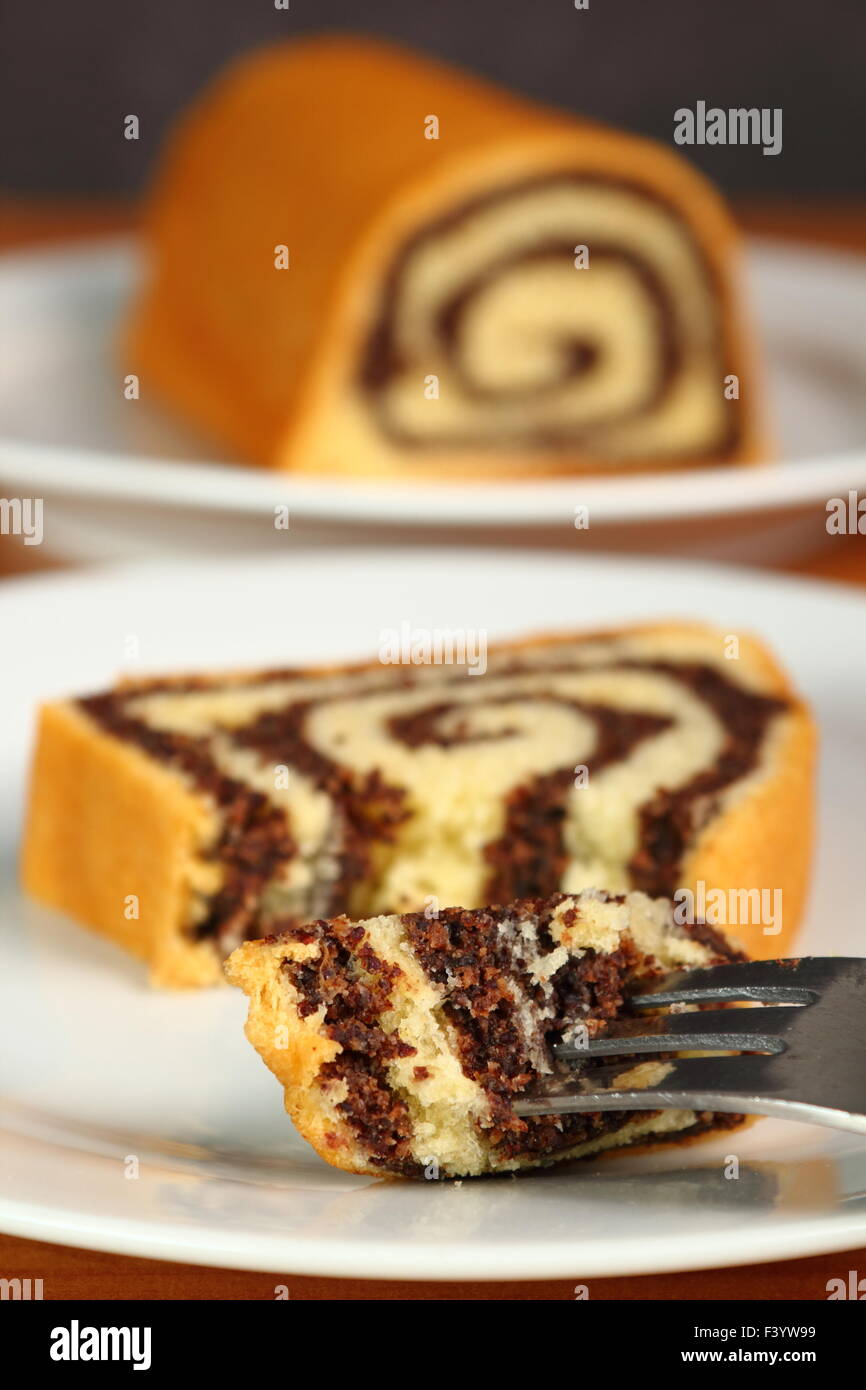 Poppy Seed Roll Stock Photo Alamy