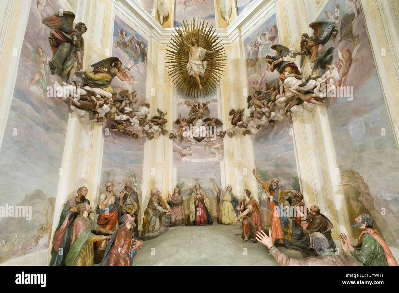 Ascension, Sacro Monte di Varese Stock Photo