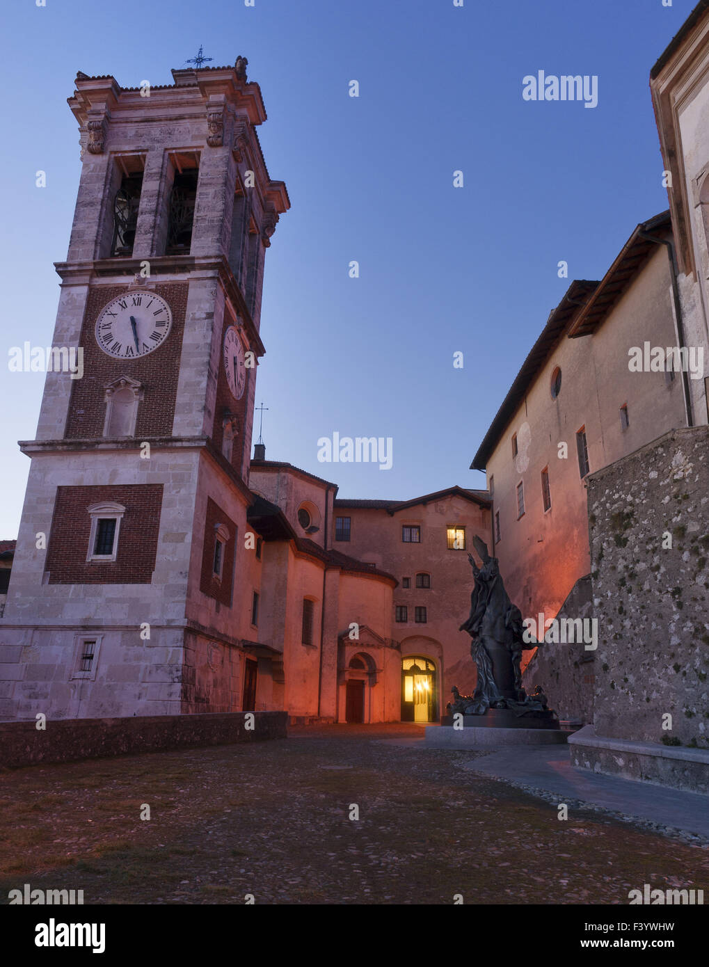 Sanctuary of Sacro Monte Varese Stock Photo
