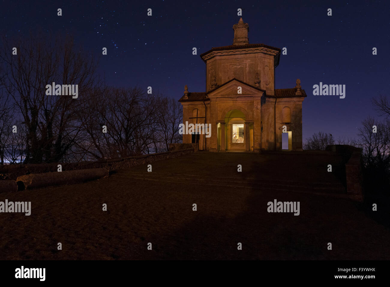 Chapel, Sacro Monte di Varese Stock Photo