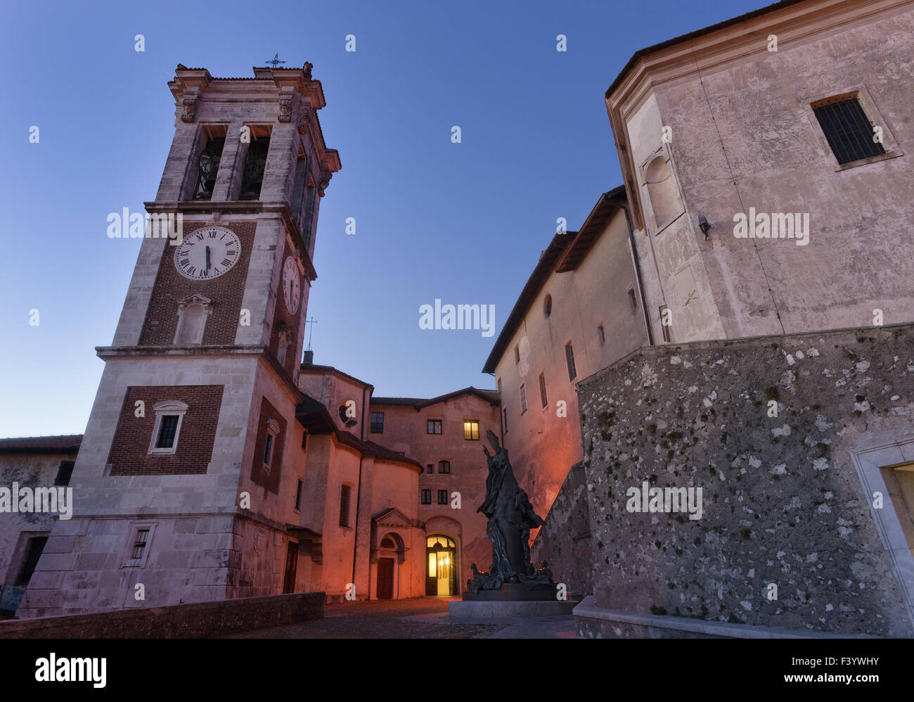 Sanctuary of Sacro Monte Varese Stock Photo