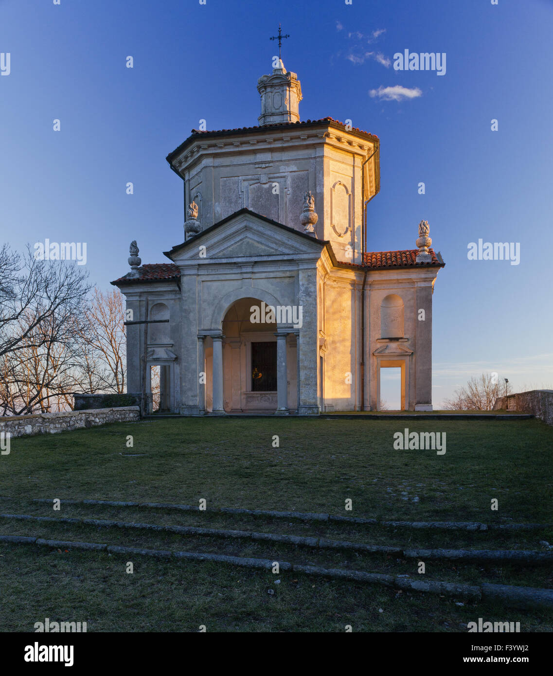 Chapel, Sacro Monte di Varese Stock Photo