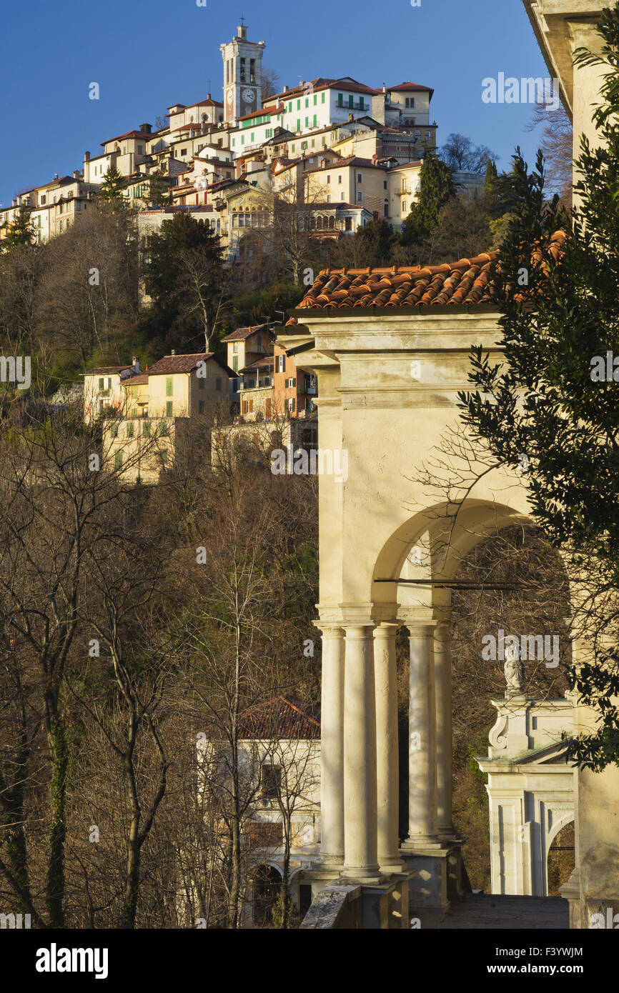 Chapel, Santa Maria del Monte, Varese Stock Photo