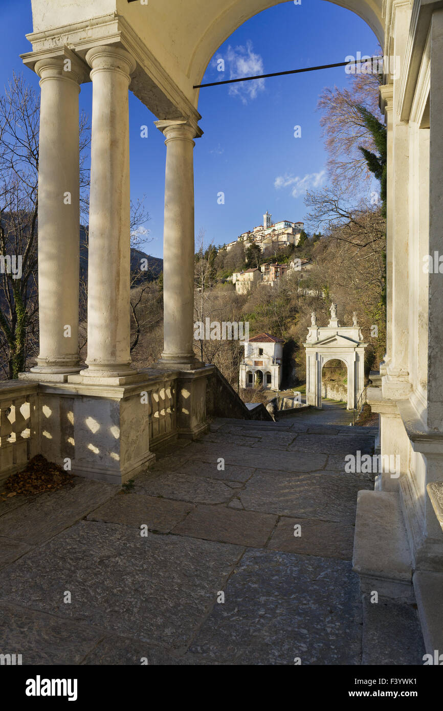Archway, Chapel Sacro Monte di Varese Stock Photo