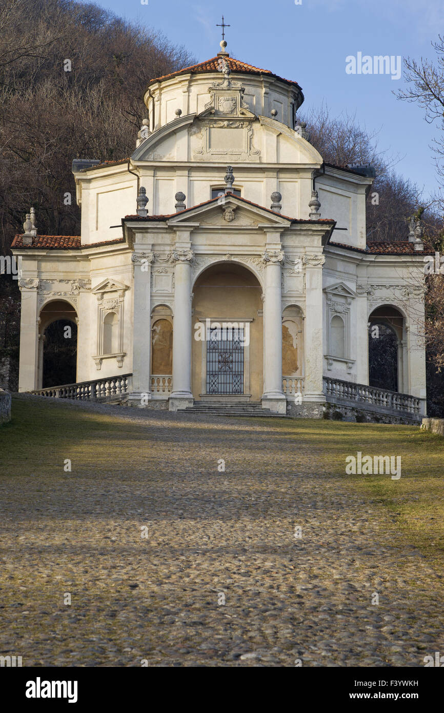 Chapel Sacro Monte di Varese Stock Photo